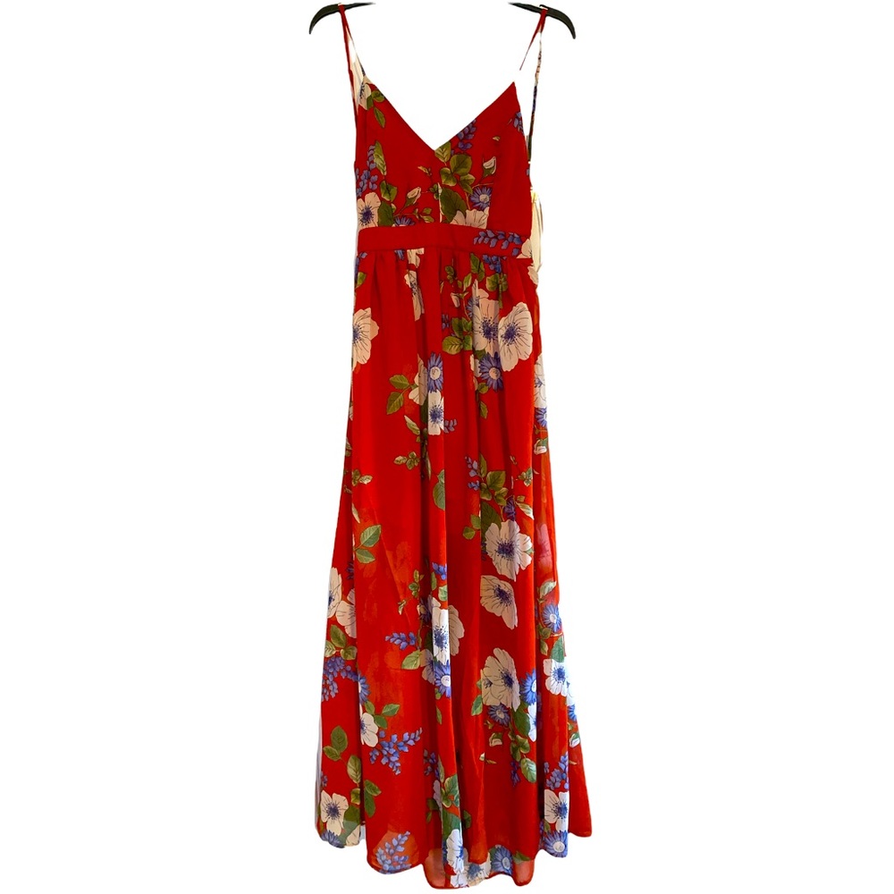 Maxi long dress, halter style